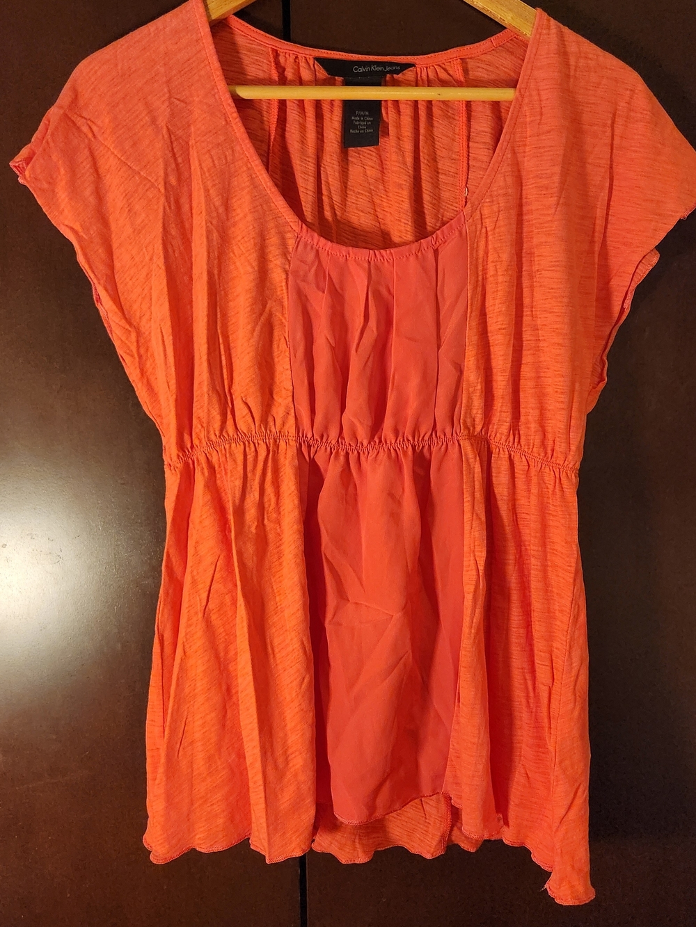 Calvin Klein Jeans Top Women Size Petite Medium